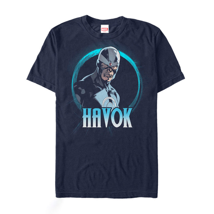 fifth sun Men's Marvel X-Men Havok Circle T-Shirt