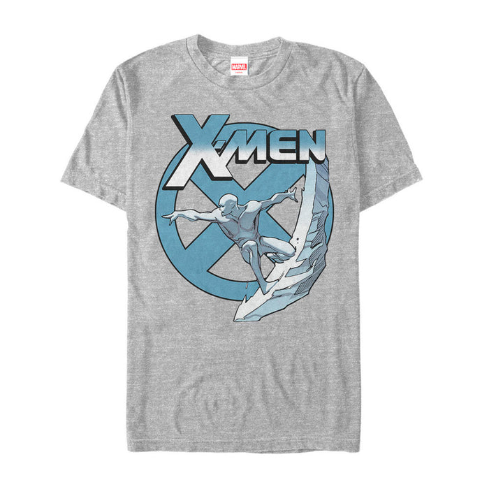 fifth sun Men's Marvel X-Men Iceman Surf T-Shirt