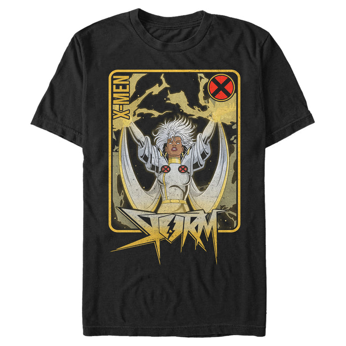 fifth sun Men's Marvel X-Men Storm Card T-Shirt