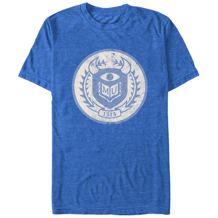 fifth sun Men's Monsters Inc MU Crest T-Shirt