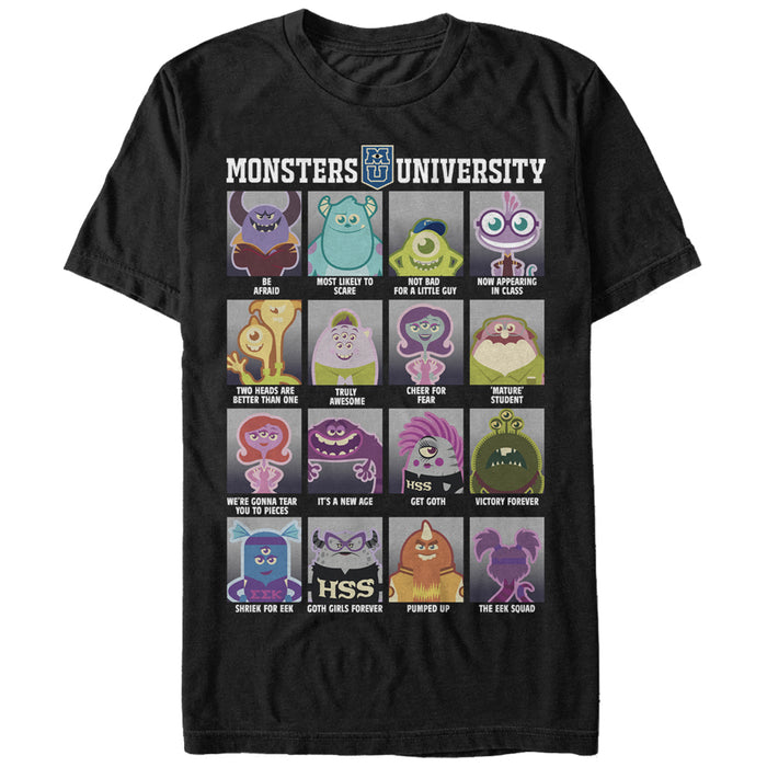 fifth sun Men's Monsters Inc Yearbook Page T-Shirt