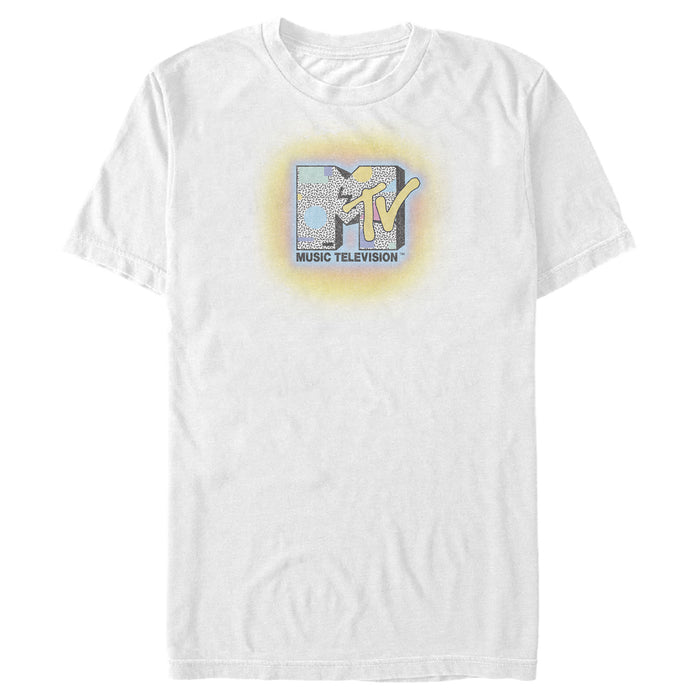 fifth sun Men's MTV 80s Aura Logo T-Shirt