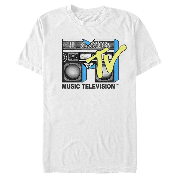 fifth sun Men's MTV Boombox Retro Logo T-Shirt