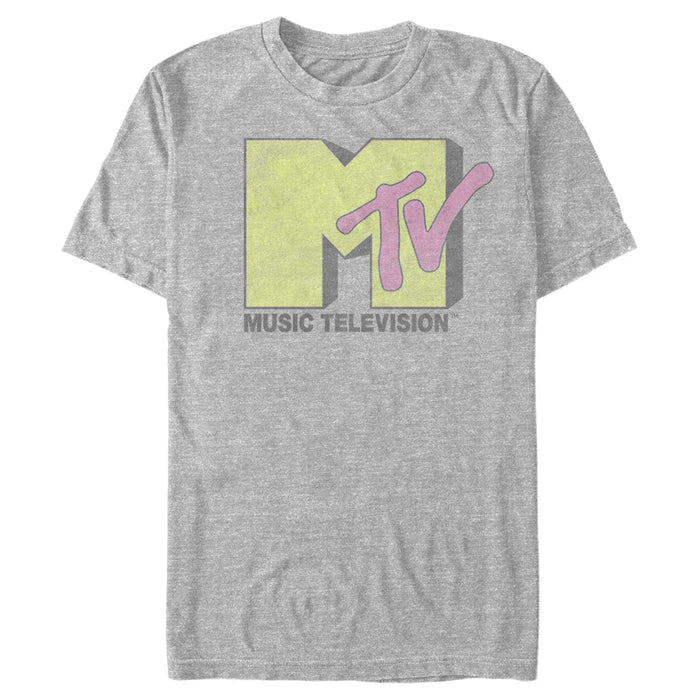 fifth sun Men's MTV Classic Pastel Logo T-Shirt
