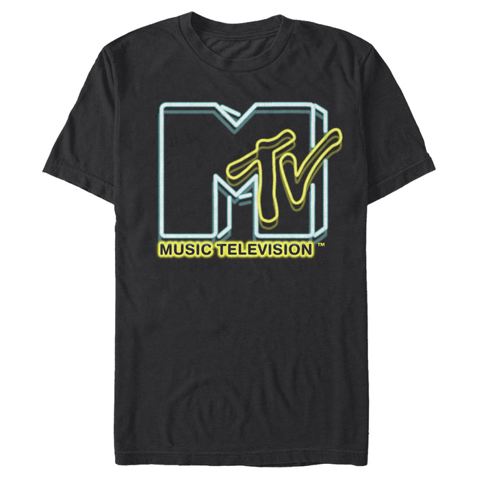 fifth sun Men's MTV Double Vision Logo T-Shirt