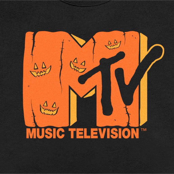 Fifth Sun Men's MTV Jack-o'-lantern Logo Sweatshirt