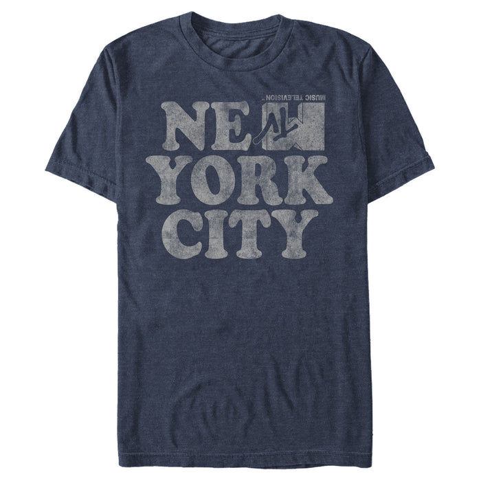 fifth sun Men's MTV New York City Logo T-Shirt