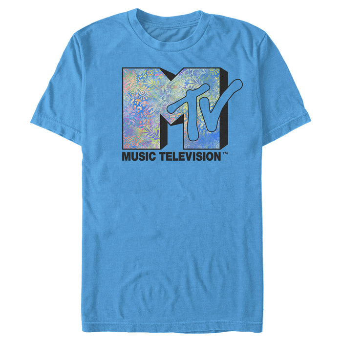 Fifth Sun Men's MTV Paisley Print Logo T-Shirt