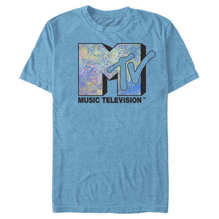 fifth sun Men's MTV Paisley Print Logo T-Shirt