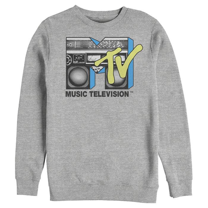fifth sun Men's MTV Retro Stereo Logo Sweatshirt