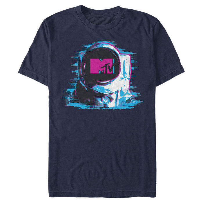 fifth sun Men's MTV Spaceman Stare Logo T-Shirt