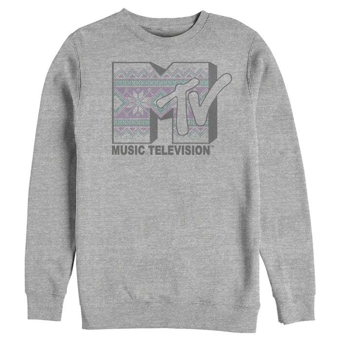 fifth sun Men's MTV Tapestry Logo Sweatshirt