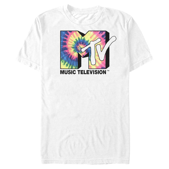 fifth sun Men's MTV Tie Dye Blast Logo T-Shirt