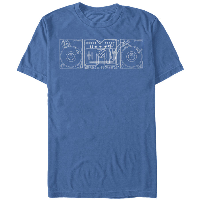 fifth sun Men's MTV Turntables T-Shirt