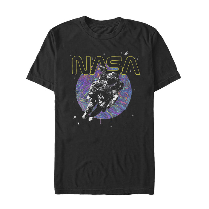 fifth sun Men's NASA Astronaut Space Swirl T-Shirt