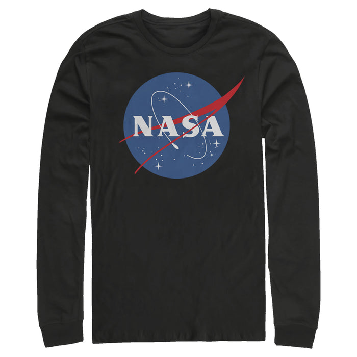 fifth sun Men's NASA Circle Logo Long Sleeve Shirt