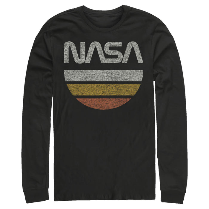 fifth sun Men's NASA Half Moon Long Sleeve Shirt