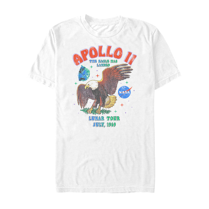 fifth sun Men's NASA Lunar Tour Eagle T-Shirt