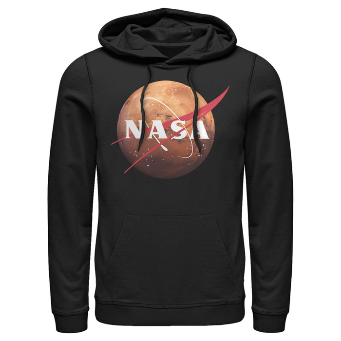 fifth sun Men's NASA Mars Logo Pull Over Hoodie