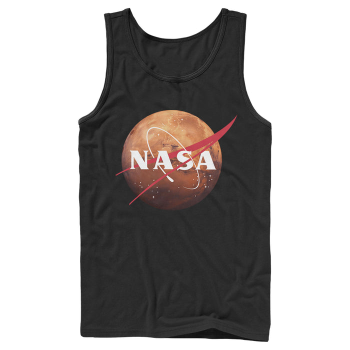 fifth sun Men's NASA Mars Logo Tank Top