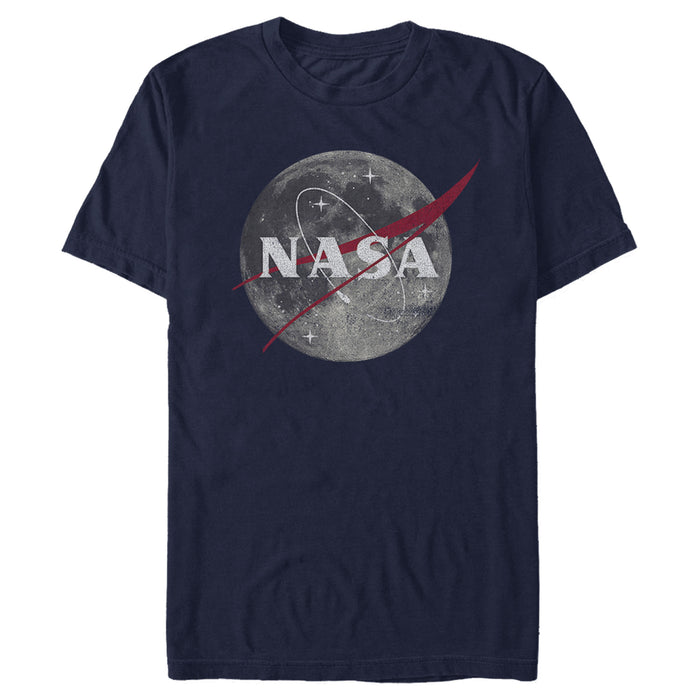 fifth sun Men's NASA Moon Space Logo T-Shirt