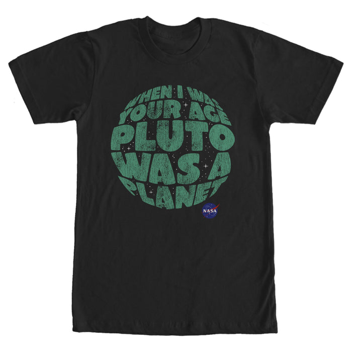 fifth sun Men's NASA Pluto Was A Planet T-Shirt