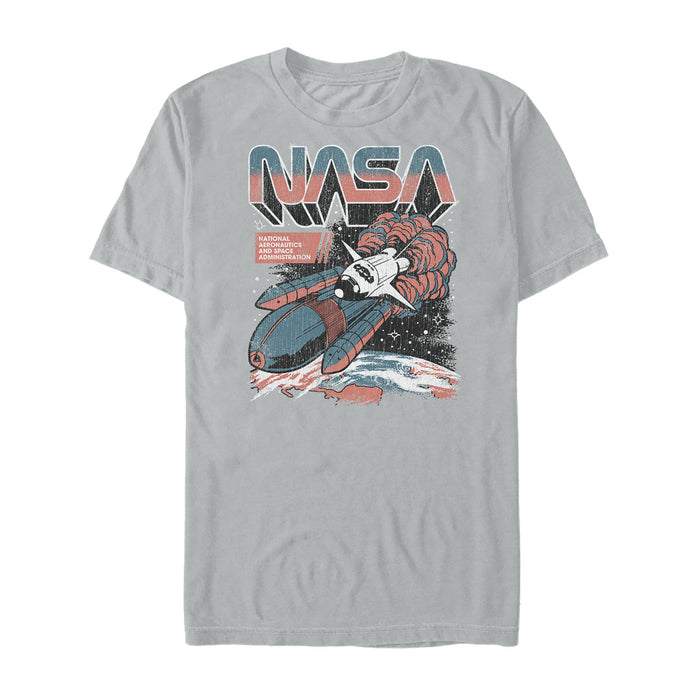 fifth sun Men's NASA Retro Space Journey T-Shirt