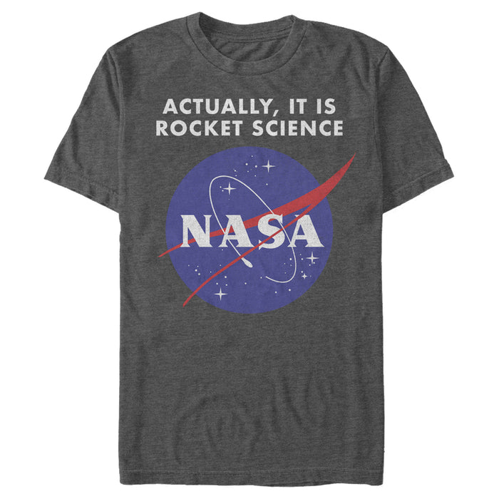 fifth sun Men's NASA Rocket Science Logo T-Shirt
