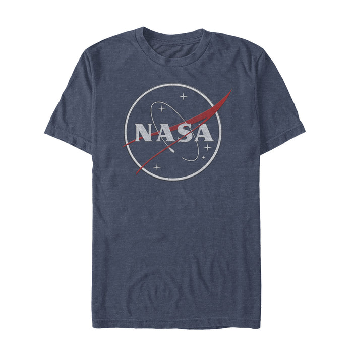 fifth sun Men's NASA Sleek Glitter Logo T-Shirt