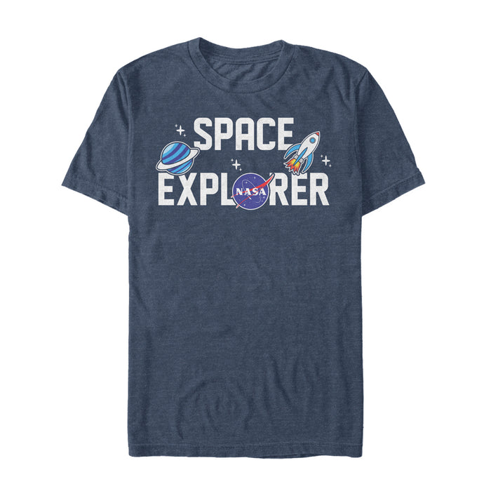 fifth sun Men's NASA Space Explorer T-Shirt