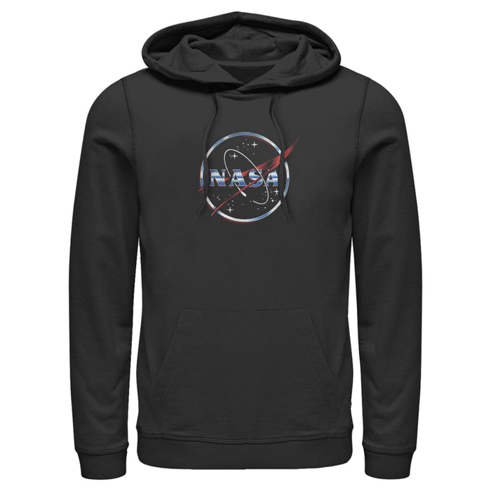 fifth sun Men's NASA Space Logo Pull Over Hoodie