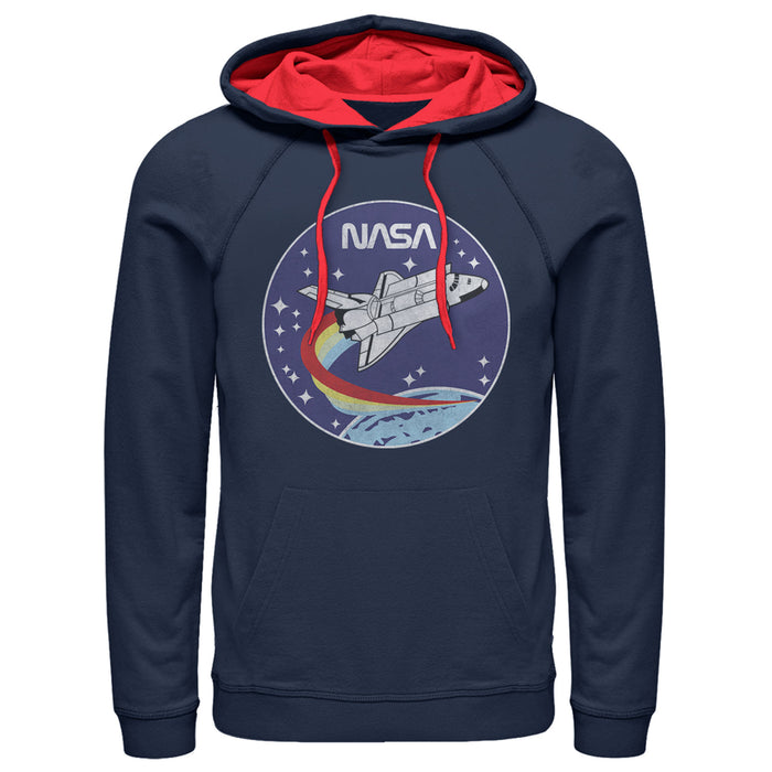 fifth sun Men's NASA Space Rocket Pull Over Hoodie