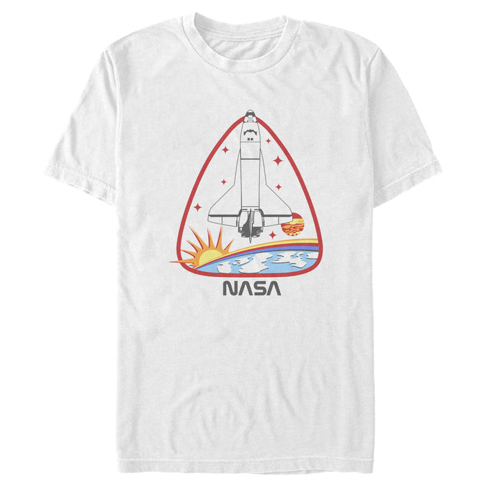 fifth sun Men's NASA Space Shuttle Crest T-Shirt