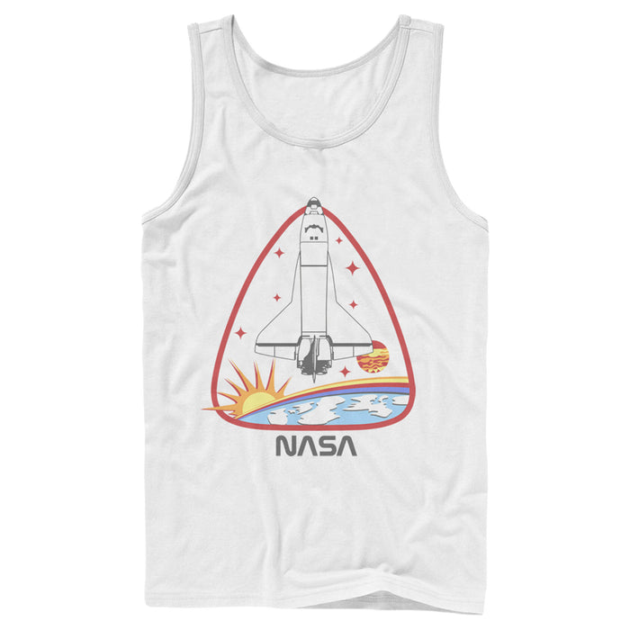 fifth sun Men's NASA Space Shuttle Crest Tank Top