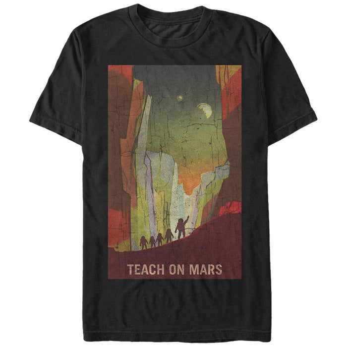 fifth sun Men's NASA Teach on Mars T-Shirt