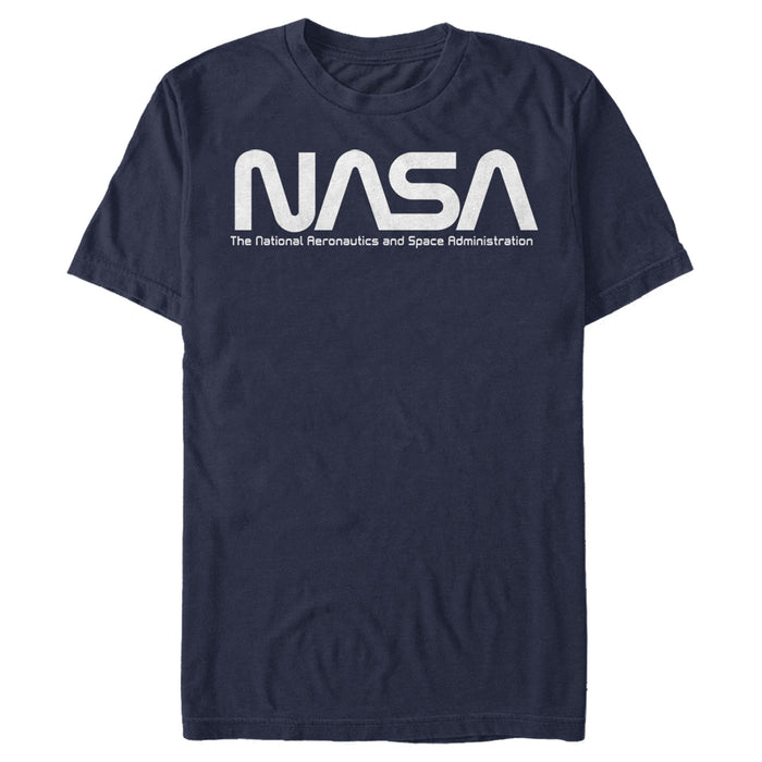 Fifth Sun Men's NASA Text Simple Logo T-Shirt