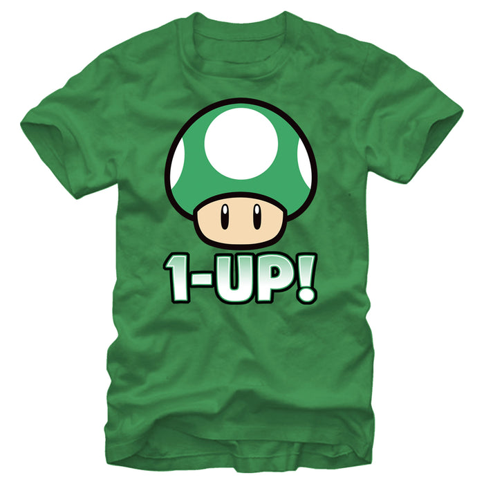 fifth sun Men's Nintendo 1-Up Mushroom T-Shirt