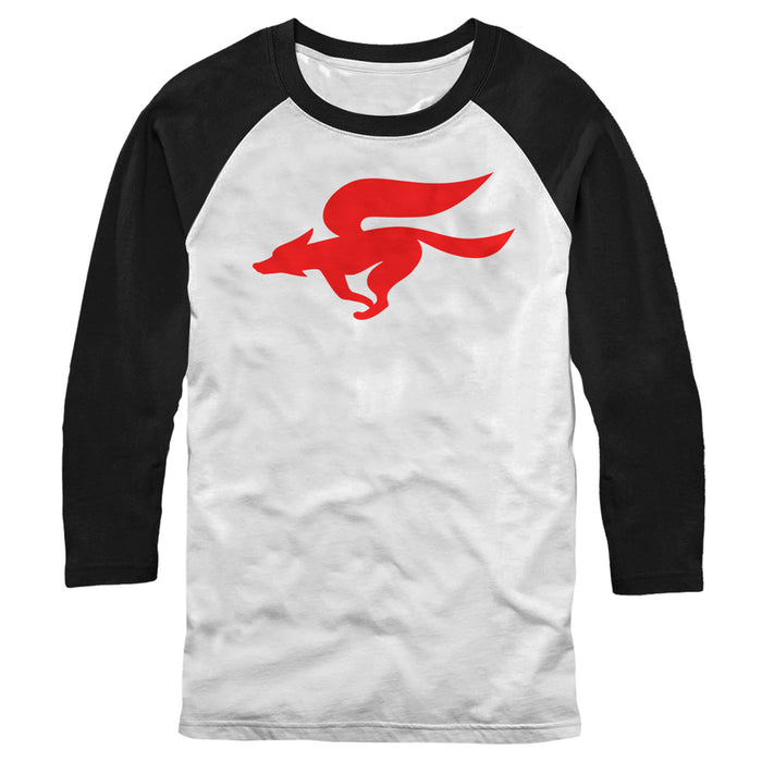 fifth sun Men's Nintendo Fox Logo Baseball Tee