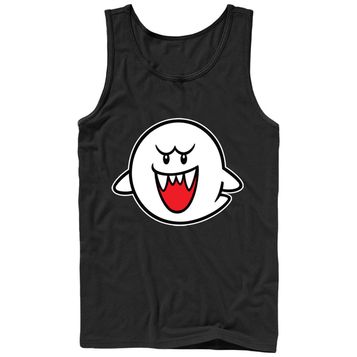 fifth sun Men's Nintendo Mario Boo Ghost Tank Top