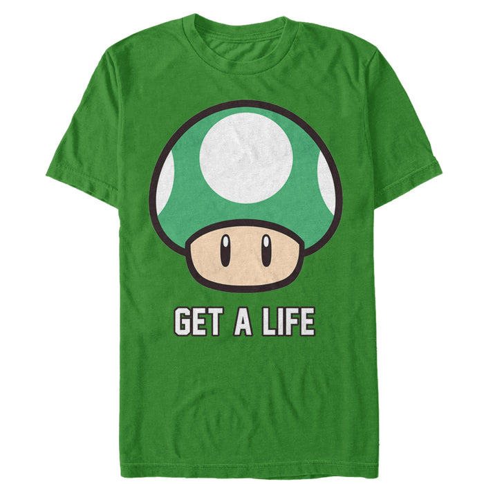 fifth sun Men's Nintendo Mario Get a Life T-Shirt