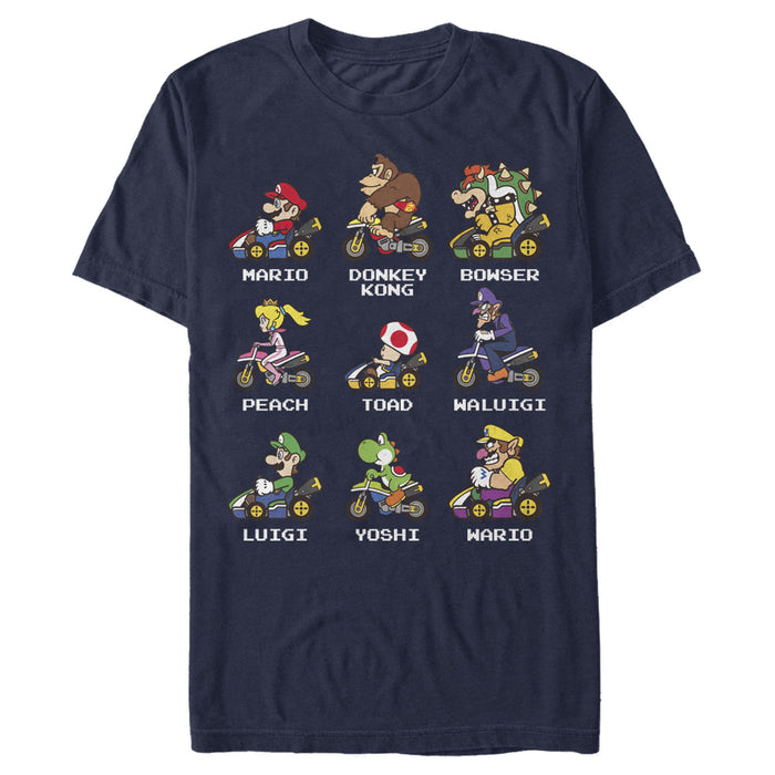 Fifth Sun Men's Nintendo Mario Kart Cast T-Shirt