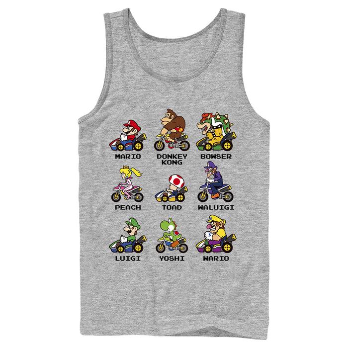 Fifth Sun Men's Nintendo Mario Kart Cast Tank Top