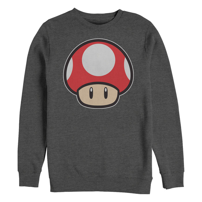 Fifth Sun Men's Nintendo Mario Mushroom Sweatshirt