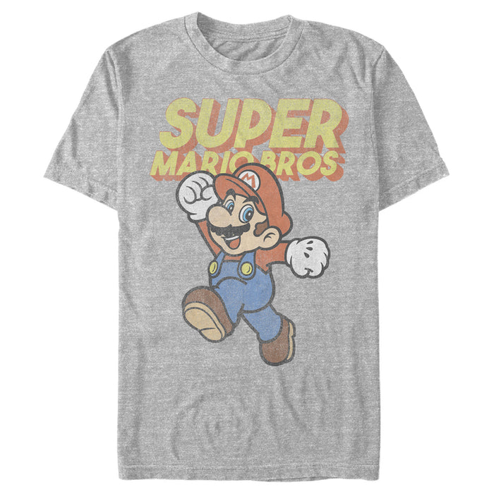 Fifth Sun Men's Nintendo Mario Retro Jump T-Shirt