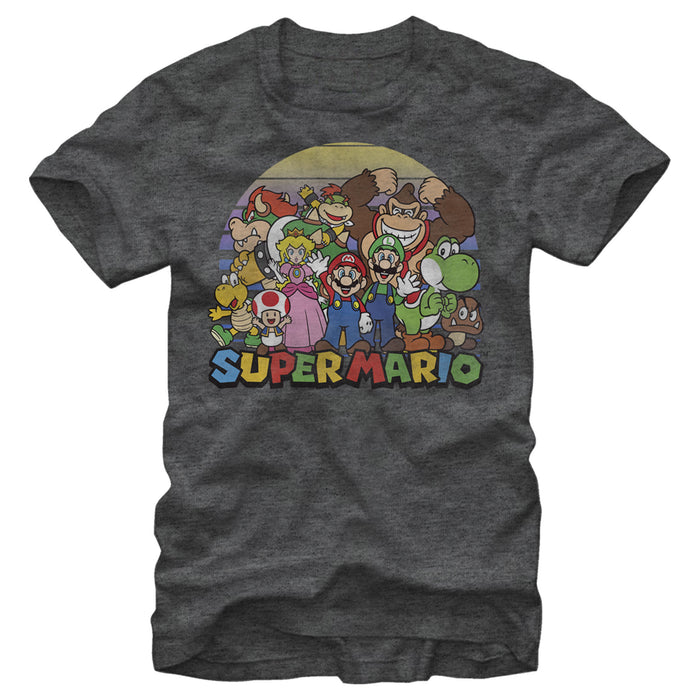 fifth sun Men's Nintendo Super Mario Crew T-Shirt