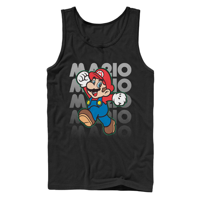 fifth sun Men's Nintendo Super Mario Jump Tank Top