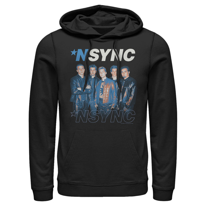 fifth sun Men's NSYNC Band Pose Pull Over Hoodie