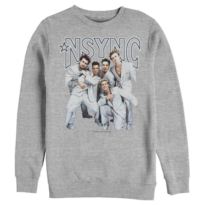 fifth sun Men's NSYNC Iconic Suits Sweatshirt