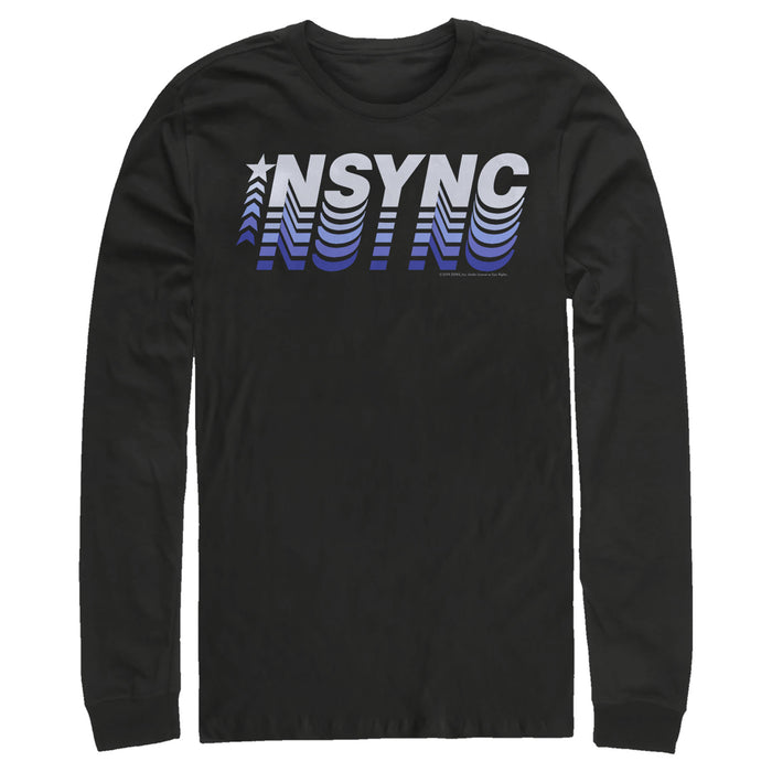 fifth sun Men's NSYNC Retro Fade Long Sleeve Shirt