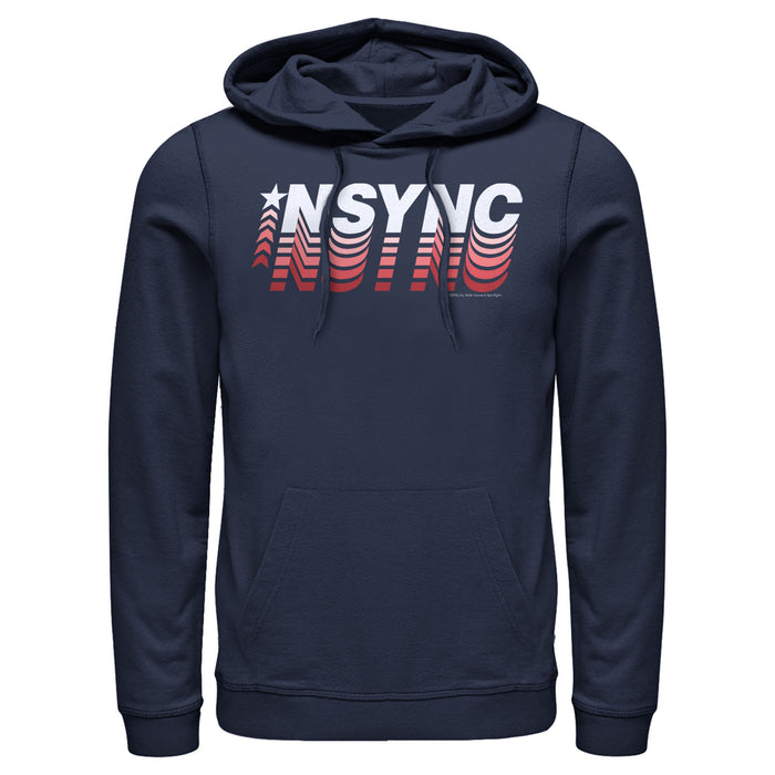 fifth sun Men's NSYNC Retro Name Pull Over Hoodie